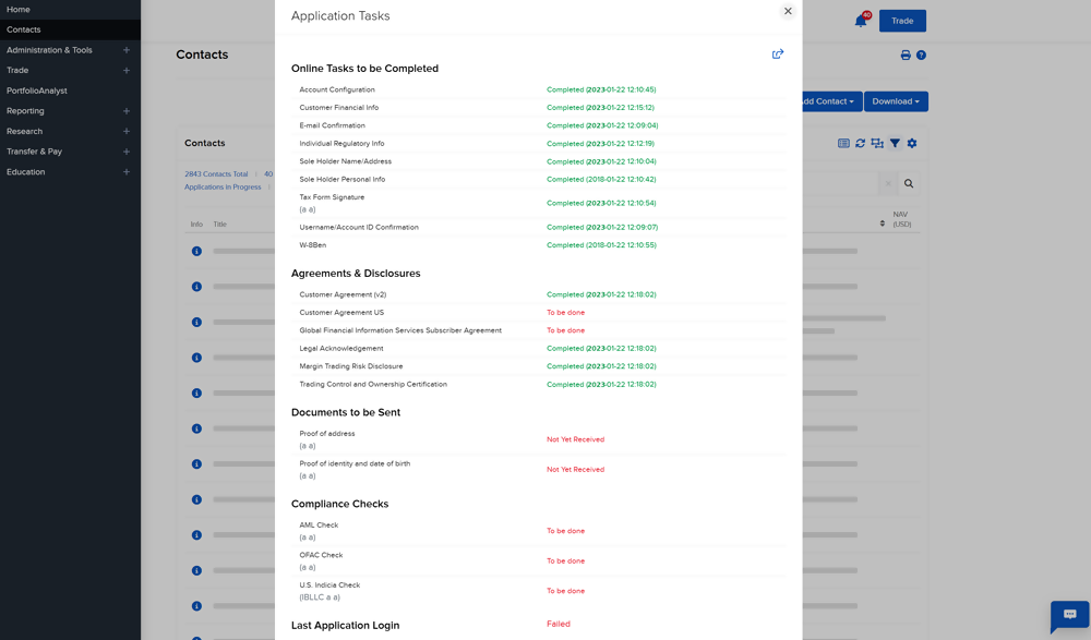 Track your relationships with a sortable notes